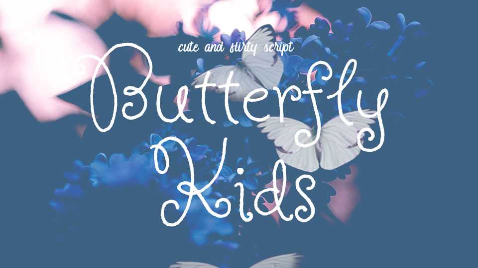 Butterfly Kids Font › Fontesk