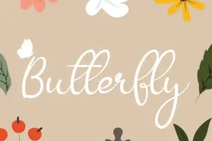 Butterfly Script Font
