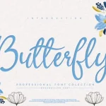 Butterfly Script Font