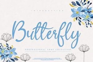 Butterfly Script Font