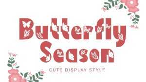 Butterfly Season Font › Fontesk