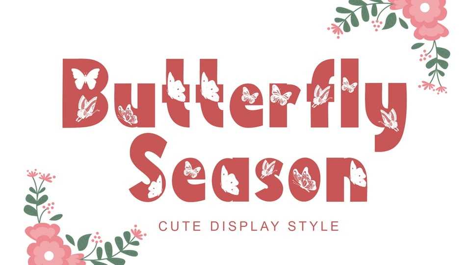 Butterfly Season Font › Fontesk