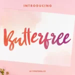 Butterfree Girly Script Font