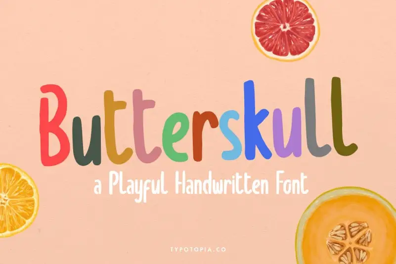 Butterskull Handwritten Font