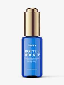 Button dropper bottle / blue
