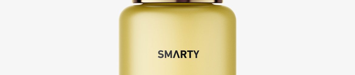 Button dropper bottle / frosted