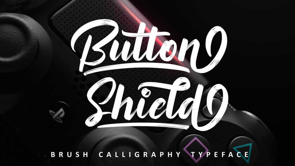 Button Shield Font › Fontesk