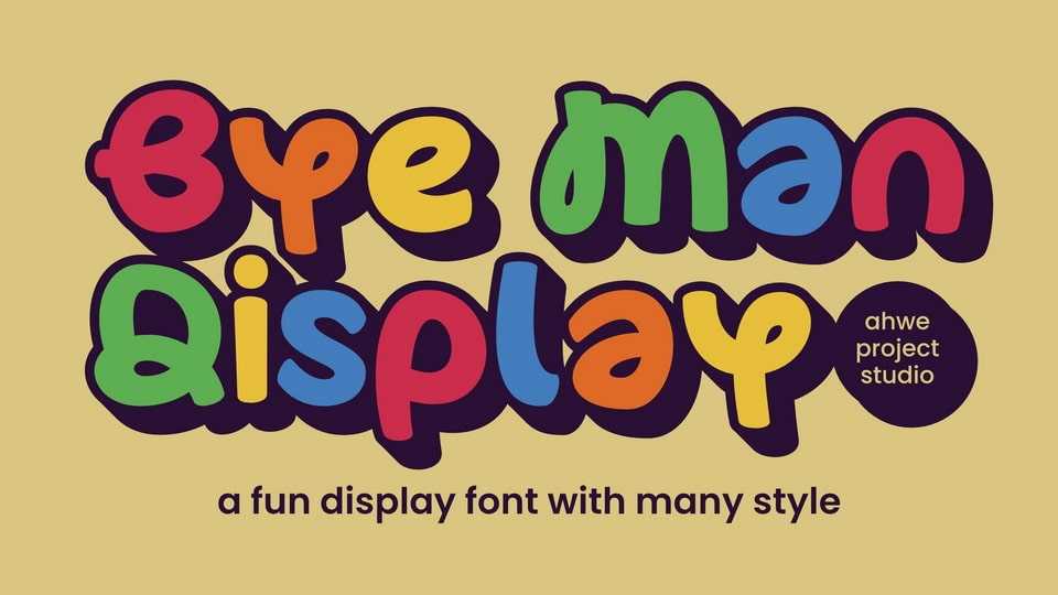 Bye Man Font › Fontesk