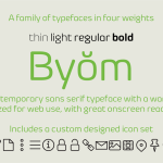 Byom Font Family