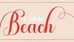 Cable Beach Font › Fontesk