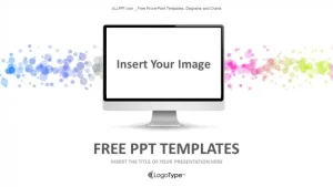 Cable In The Monitor-Computer PPT Templates