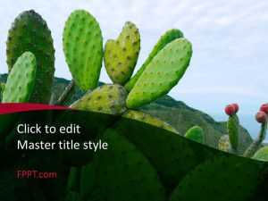 Cacti PowerPoint Template