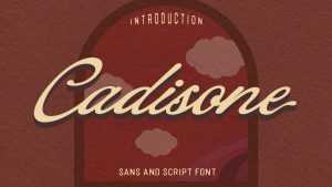 Cadisone Font › Fontesk