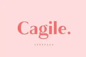 Cagile Sans Serif Font