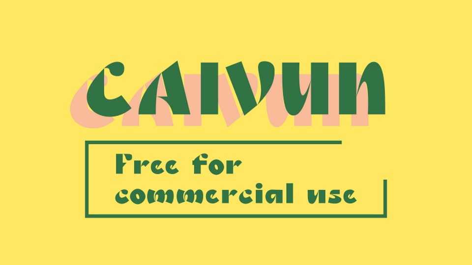 Caivun Font › Fontesk