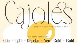 Cajoles Font › Fontesk