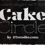 Cake Circle Font
