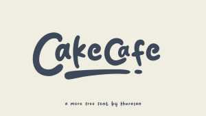 Cakecafe Font › Fontesk
