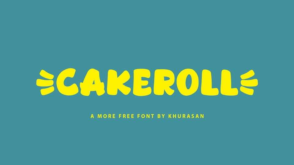 Cakeroll Font › Fontesk