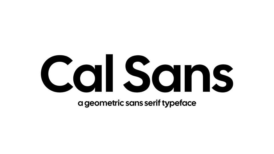 Cal Sans Font › Fontesk