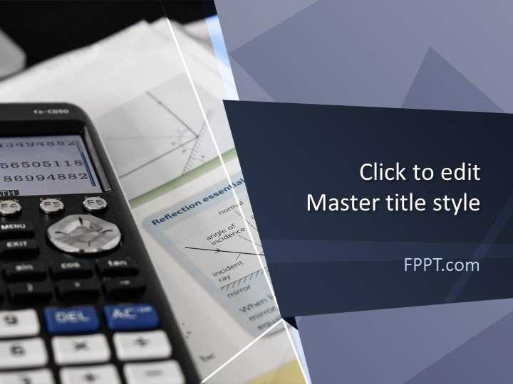 Calculation Report PowerPoint Template