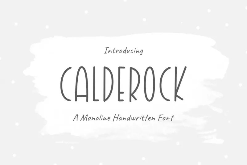 Calderock Font