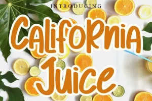 California Juice Display Font