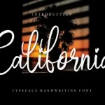 California Script Font - Fonte Grátis California Script Font