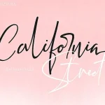 California Street Script Font