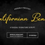 Californian Beach Script Font