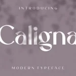 Caligna Sans Serif Font