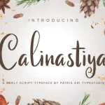 Calinastiya Script Font