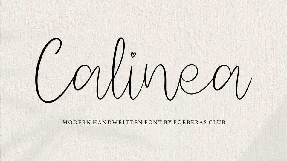 Calinea Font › Fontesk