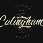 Calingham Calligraphy Font