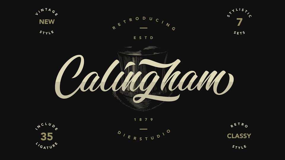 Calingham Font › Fontesk