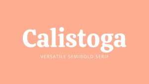 Calistoga Font › Fontesk