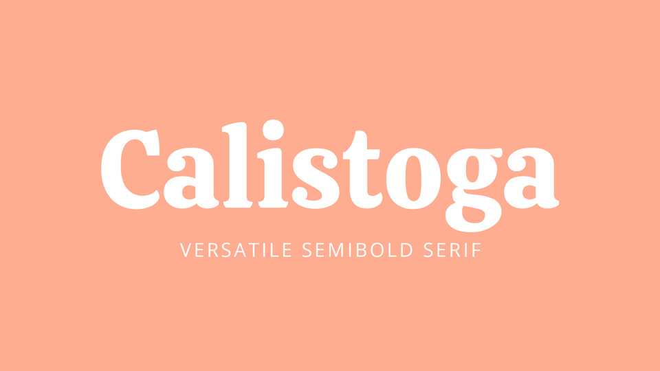 Calistoga Font › Fontesk