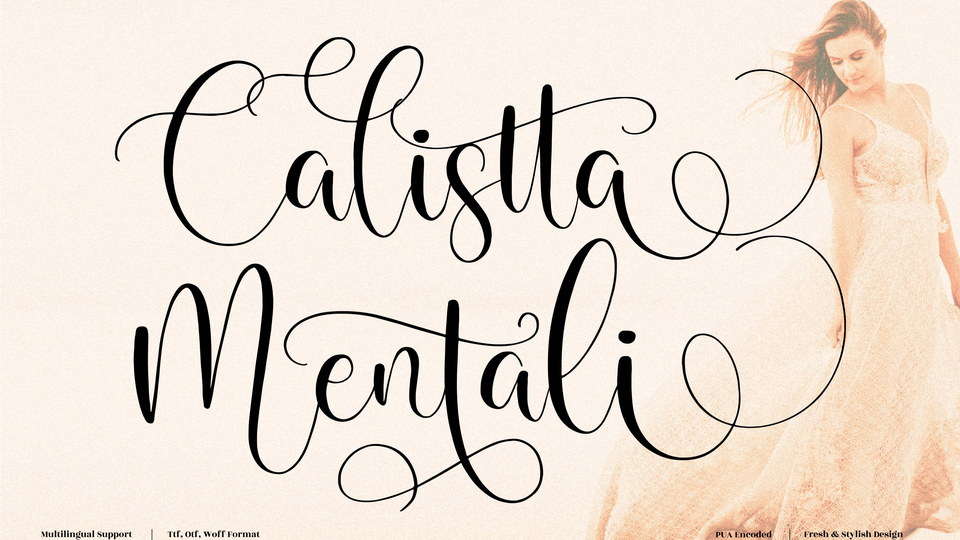 Calistta Mentali Script Font › Fontesk