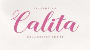Calita Font › Fontesk