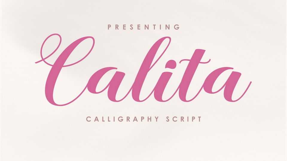 Calita Font › Fontesk