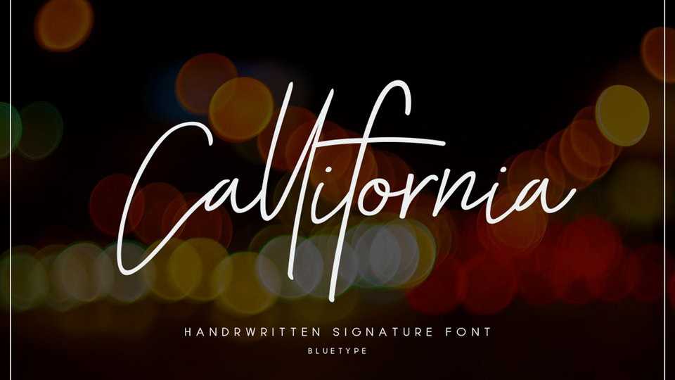 Callifornia Script Font › Fontesk