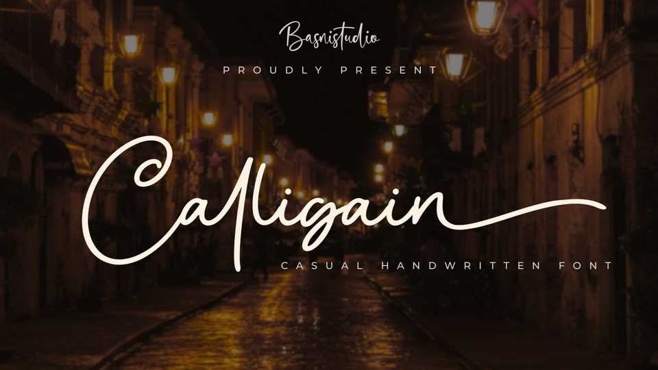 Calligain Font › Fontesk