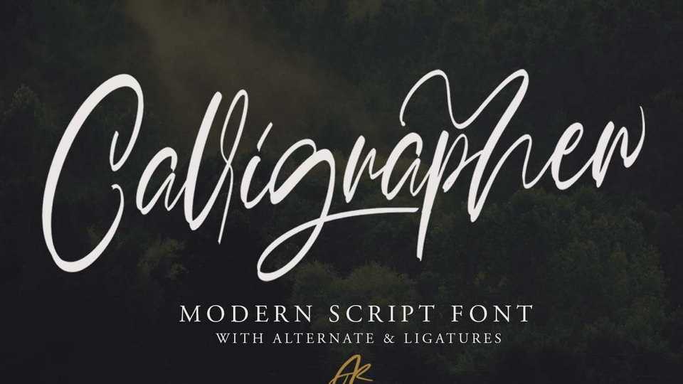 Calligrapher Script Font › Fontesk