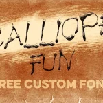Calliope Fun Font - Fonte Grátis Calliope Fun Font