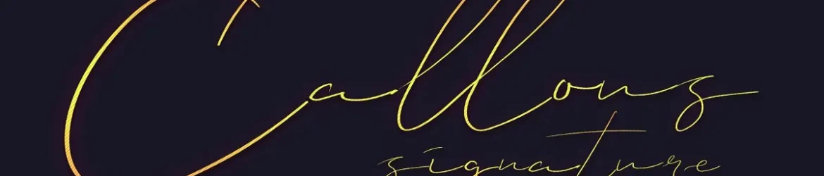 Callous Signature Font
