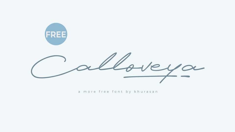 Calloveya Font › Fontesk