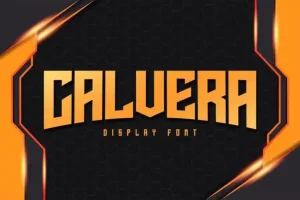 Calvera Display Font