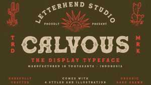 Calvous Font › Fontesk