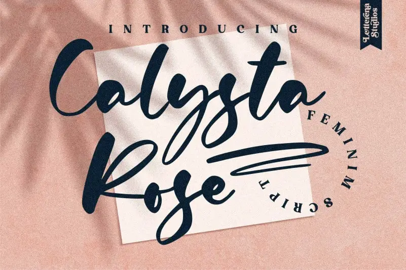 Calysta Rose Script Font