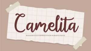 Camelita Font › Fontesk